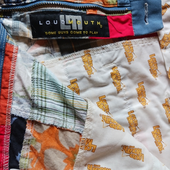 LOUDMOUTH MENS BERMUDA GOLF SHORTS SIZE 38 - Picture 2 of 7